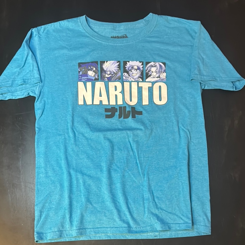 Naruto Blue Kids Short Sleeve Tee